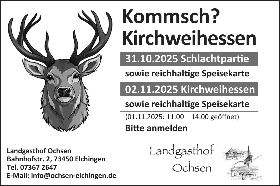 Kirchweihessen 2025 Kirchweihessen 2025